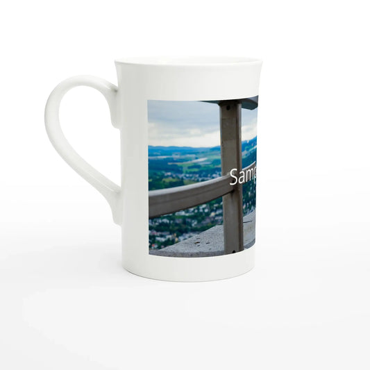 White 10oz / ca 384 ML Slim Porzellan Becher dein Foto auf Tasse 😍 - Zoey Kunstdrucke