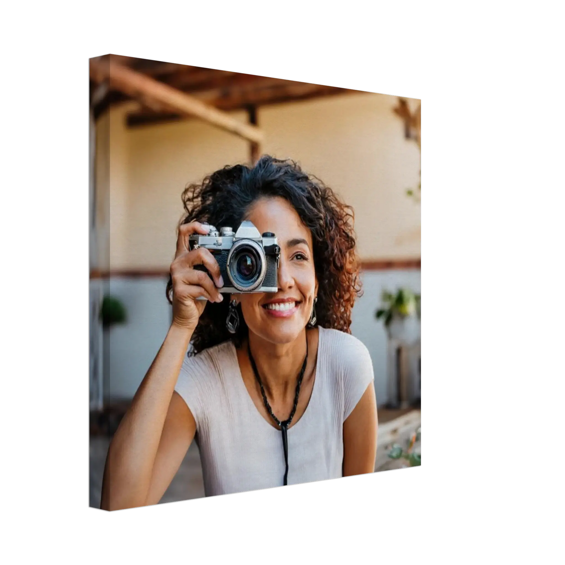 Individuelle Familienportraits auf Leinwand mit Foto 30 % auf Leinwände Black Friday - Zoey Kunstdrucke