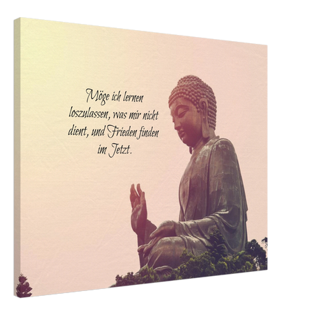 Dekoration mit Charakter. Tibetan Kraftgebete Canvas Print – Immersive Art Experience: zeitlos und harmonisch. Schlicht, elegant und wirkungsvoll.