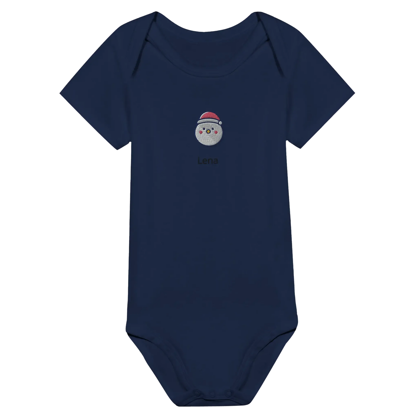 Liebevolle Erinnerung an Kindheitsmomente. Classic Baby Short Sleeve Bodysuit personalisiertes Geschenk zu Weihachten 🎅: freundlich und verspielt gestaltet. Zaubert ein Lächeln auf jedes Gesicht.