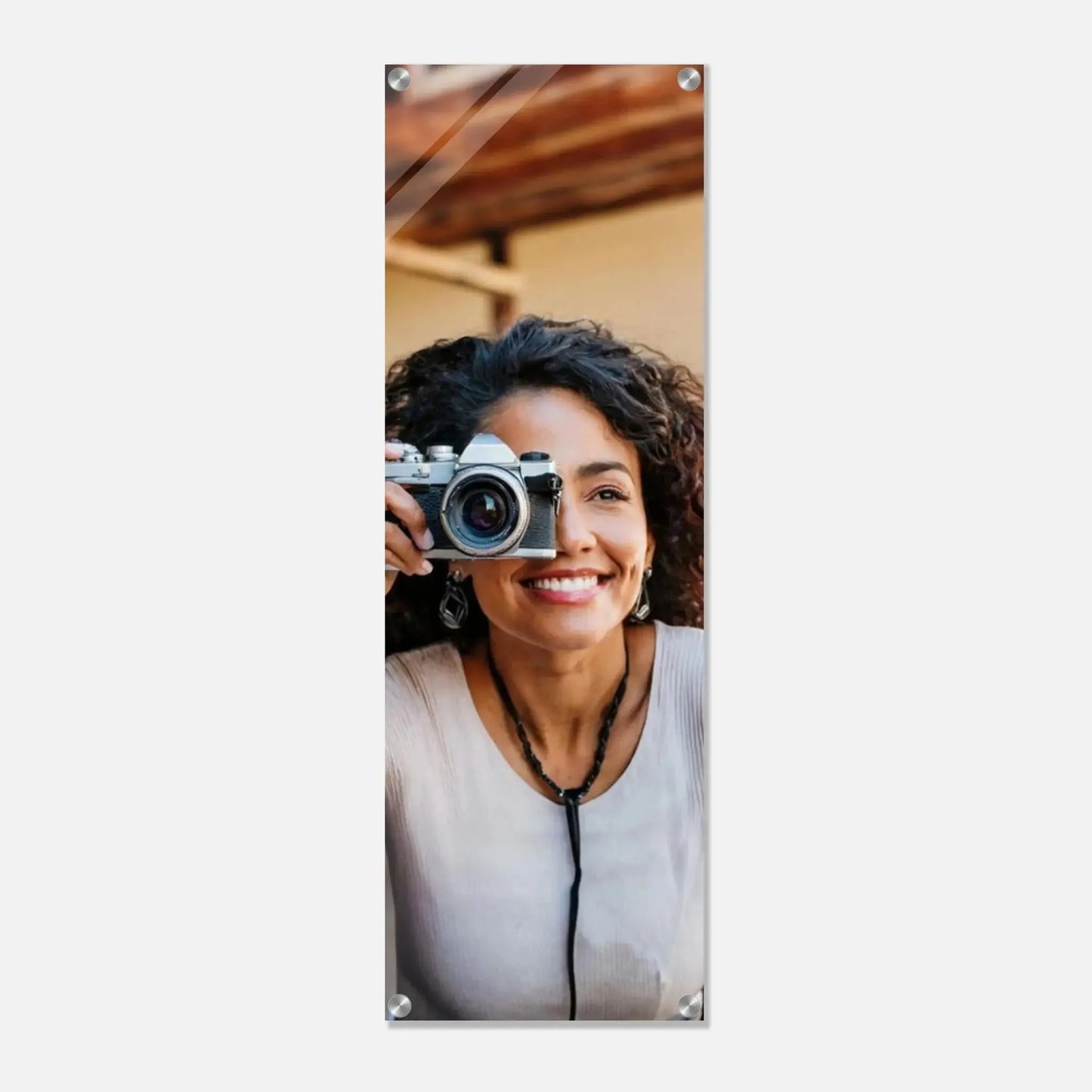 Ein Ausdruck moderner Ästhetik. Dein Foto - Selbstportrait - Familienfoto -  auf Acrylglas: passt in jedes Ambiente. Schlicht, elegant und wirkungsvoll.