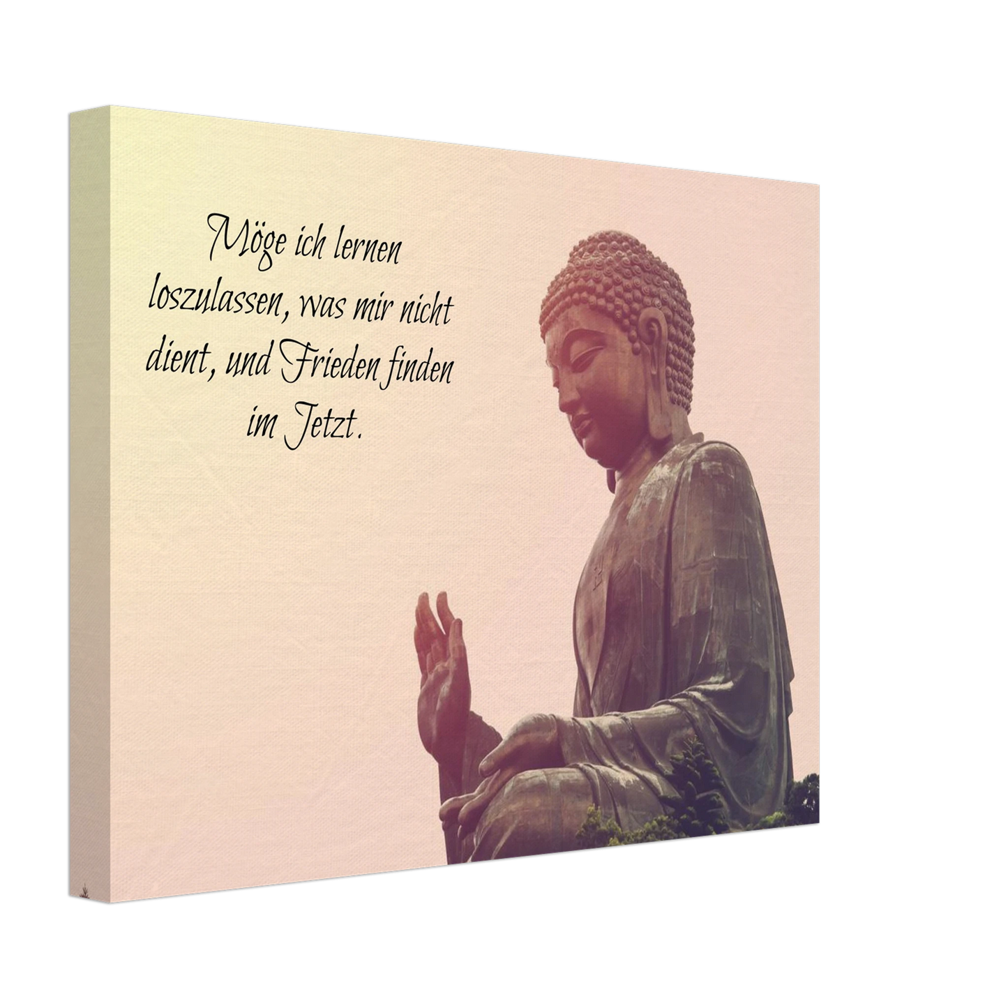 Dekoration mit Charakter. Tibetan Kraftgebete Canvas Print – Immersive Art Experience: zeitlos und harmonisch. Eine besondere Bereicherung für jeden Raum.