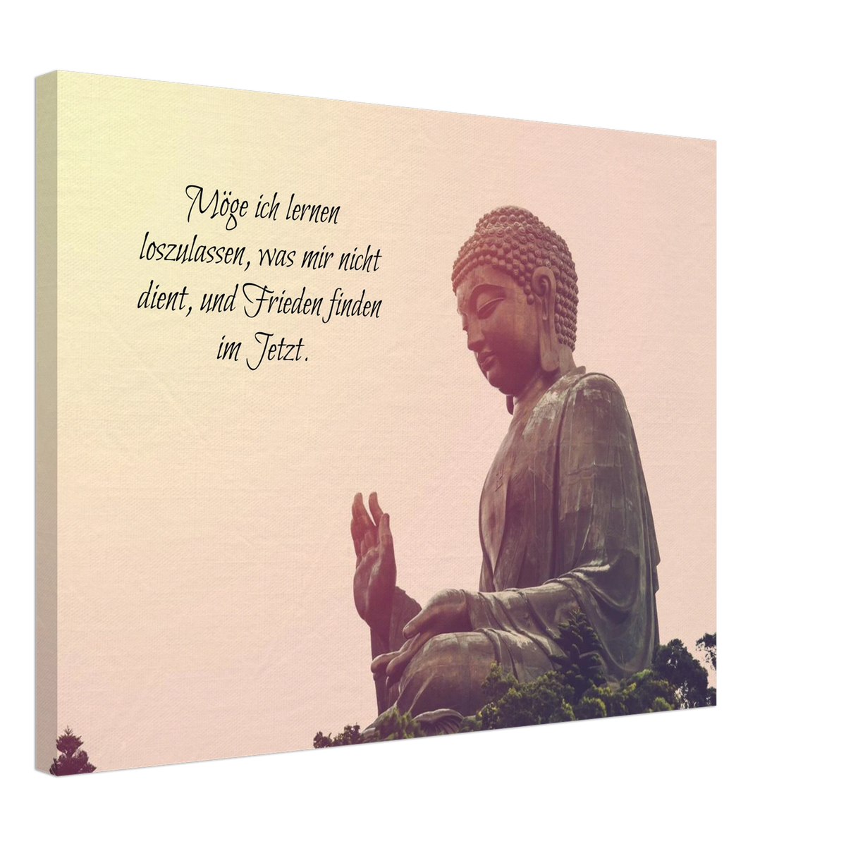 Dekoration mit Charakter. Tibetan Kraftgebete Canvas Print – Immersive Art Experience: für stilvolle Raumgestaltung. Eine besondere Bereicherung für jeden Raum.