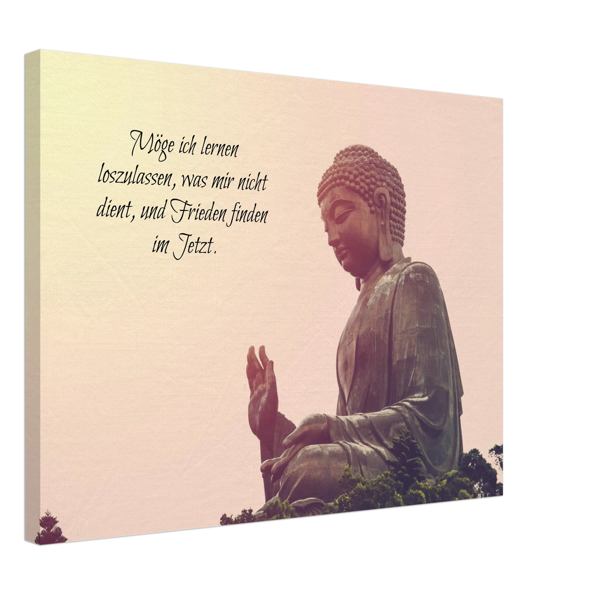 Dekoration mit Charakter. Tibetan Kraftgebete Canvas Print – Immersive Art Experience: für stilvolle Raumgestaltung. Eine besondere Bereicherung für jeden Raum.