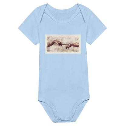 Liebevolle Erinnerung an Kindheitsmomente. Classic Baby Short Sleeve Bodysuit personalisiertes Geschenk zu Weihachten 🎅: freundlich und verspielt gestaltet. Ein Highlight für das Kinderzimmer.