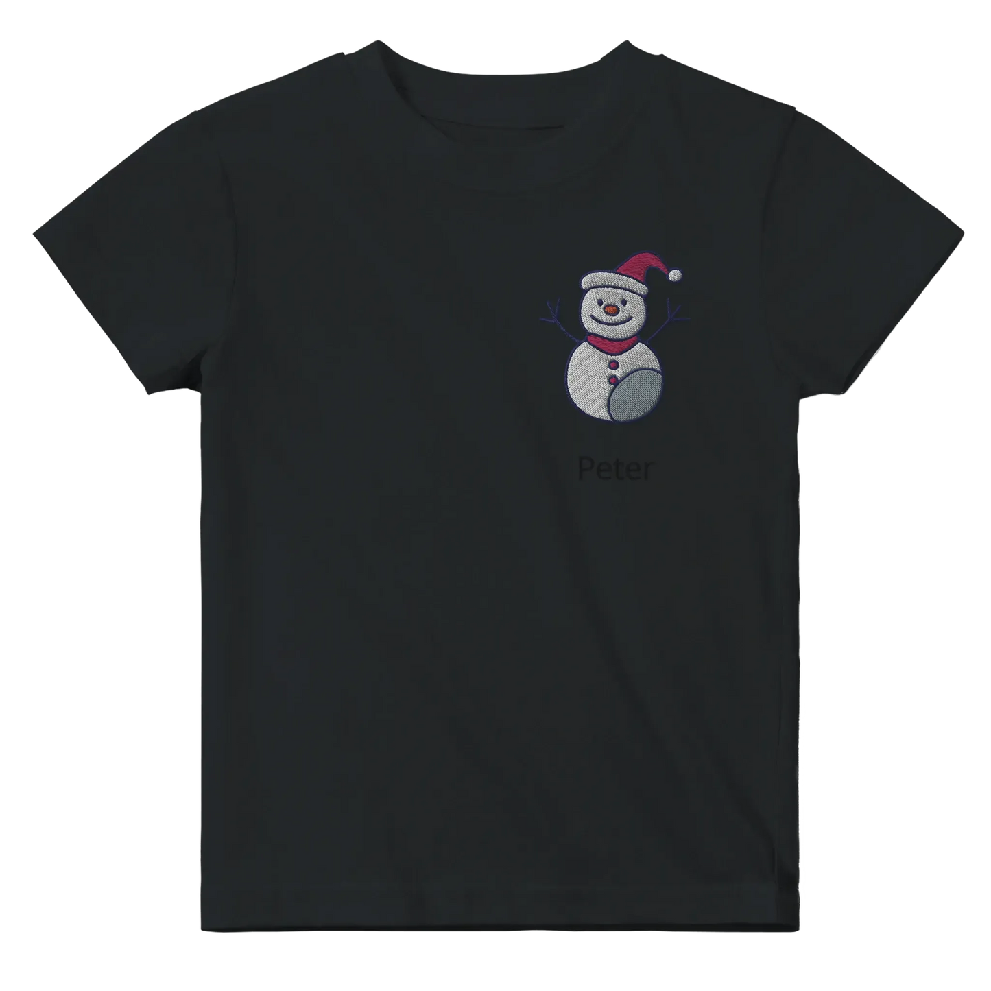 Liebevolle Erinnerung an Kindheitsmomente. Classic Baby Crewneck T-shirt personalisiertes Kindershirt zu Weihnachten🎅: freundlich und verspielt gestaltet. Ein Highlight für das Kinderzimmer.