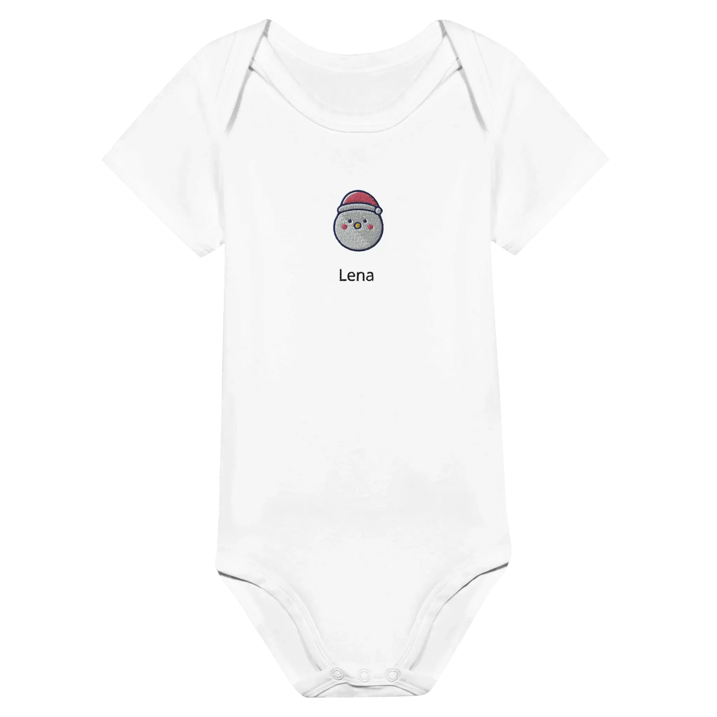 Liebevolle Erinnerung an Kindheitsmomente. Classic Baby Short Sleeve Bodysuit personalisiertes Geschenk zu Weihachten 🎅: freundlich und verspielt gestaltet. Zaubert ein Lächeln auf jedes Gesicht.