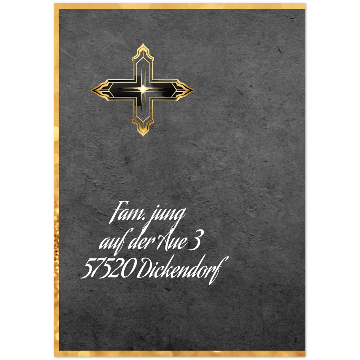 Stimmungsvolle Wandkunst für stilvolle Räume. Trauerspruch Bruder auf Kunstdruckkarte - 10 er pack: zeitlos und harmonisch. Eine besondere Bereicherung für jeden Raum.