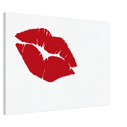 Stimmungsvolle Wandkunst für stilvolle Räume. Hochwertiger Kunstdruck auf Leinwand –  von Lippen 70x100 cm: für stilvolle Raumgestaltung. Schlicht, elegant und wirkungsvoll.