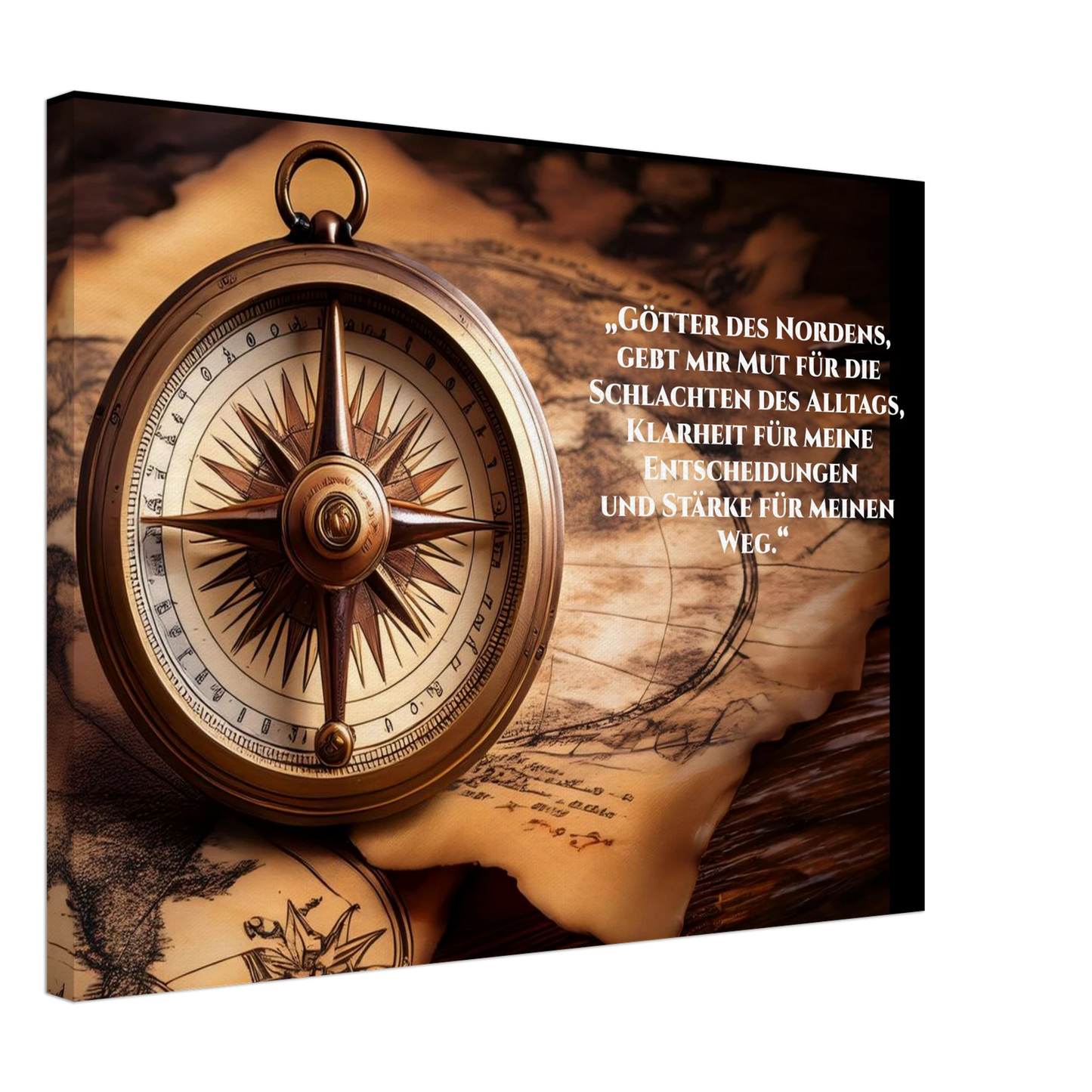 Stimmungsvolle Wandkunst für stilvolle Räume. Nordische Kraftgebete auf Leinwand: zeitlos und harmonisch. Eine besondere Bereicherung für jeden Raum.