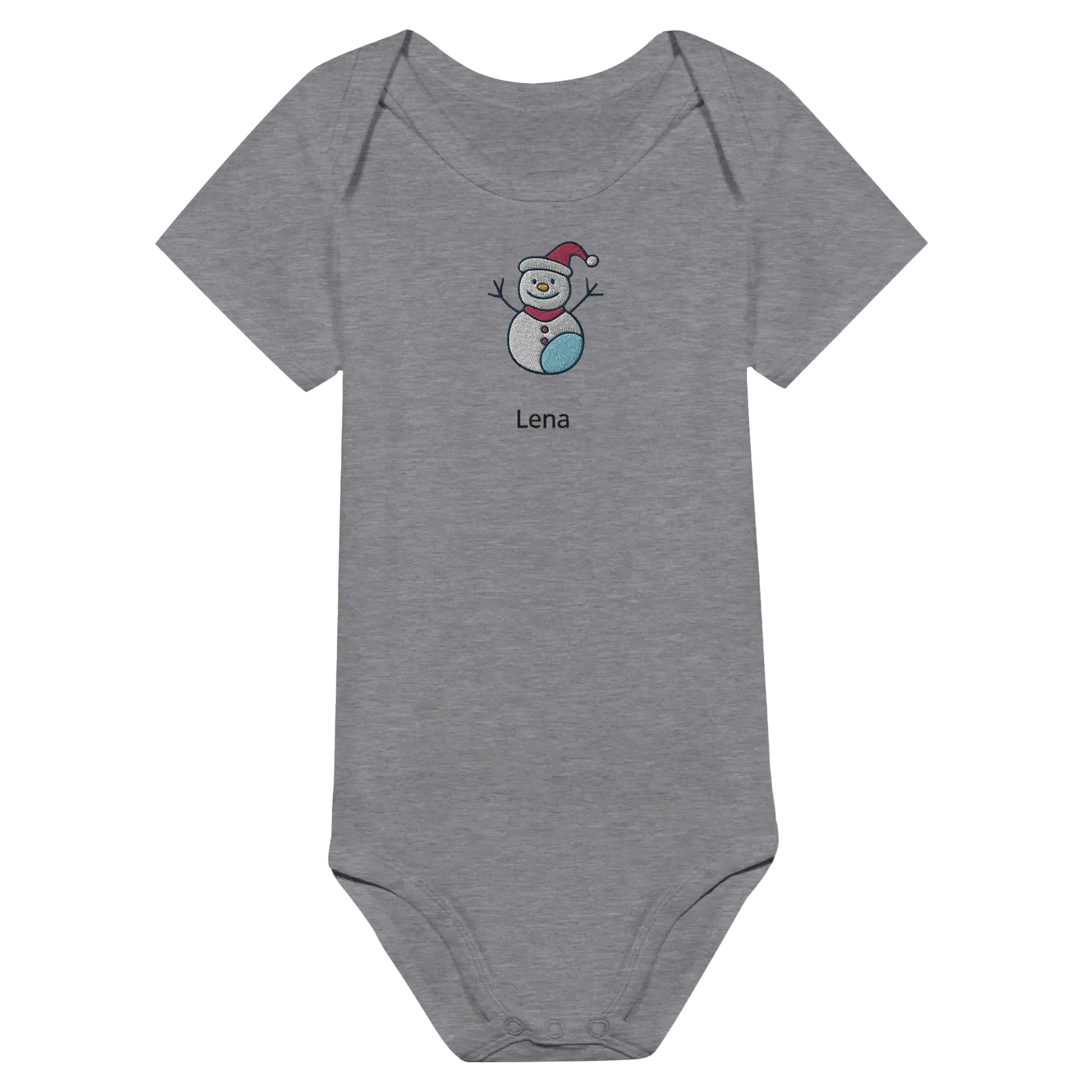 Liebevolle Erinnerung an Kindheitsmomente. Classic Baby Short Sleeve Bodysuit personalisiertes Geschenk zu Weihachten 🎅: freundlich und verspielt gestaltet. Ein Highlight für das Kinderzimmer.