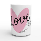 Hochwertige Keramiktasse für jeden Anlass. Weiße Keramiktasse für Muttertag – 15oz Waschmaschinenfestes Design: ideal für Büro, Homeoffice oder Zuhause. Ein besonderer Genuss für Kaffee- oder Teeliebhaber.