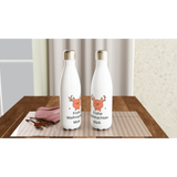Stimmungsvolle Wandkunst für stilvolle Räume. White 17oz 480 ml Wasserflasche aus Edelstahl mit Weihnachtsmotiv 🎅: zeitlos und harmonisch. Eine besondere Bereicherung für jeden Raum.