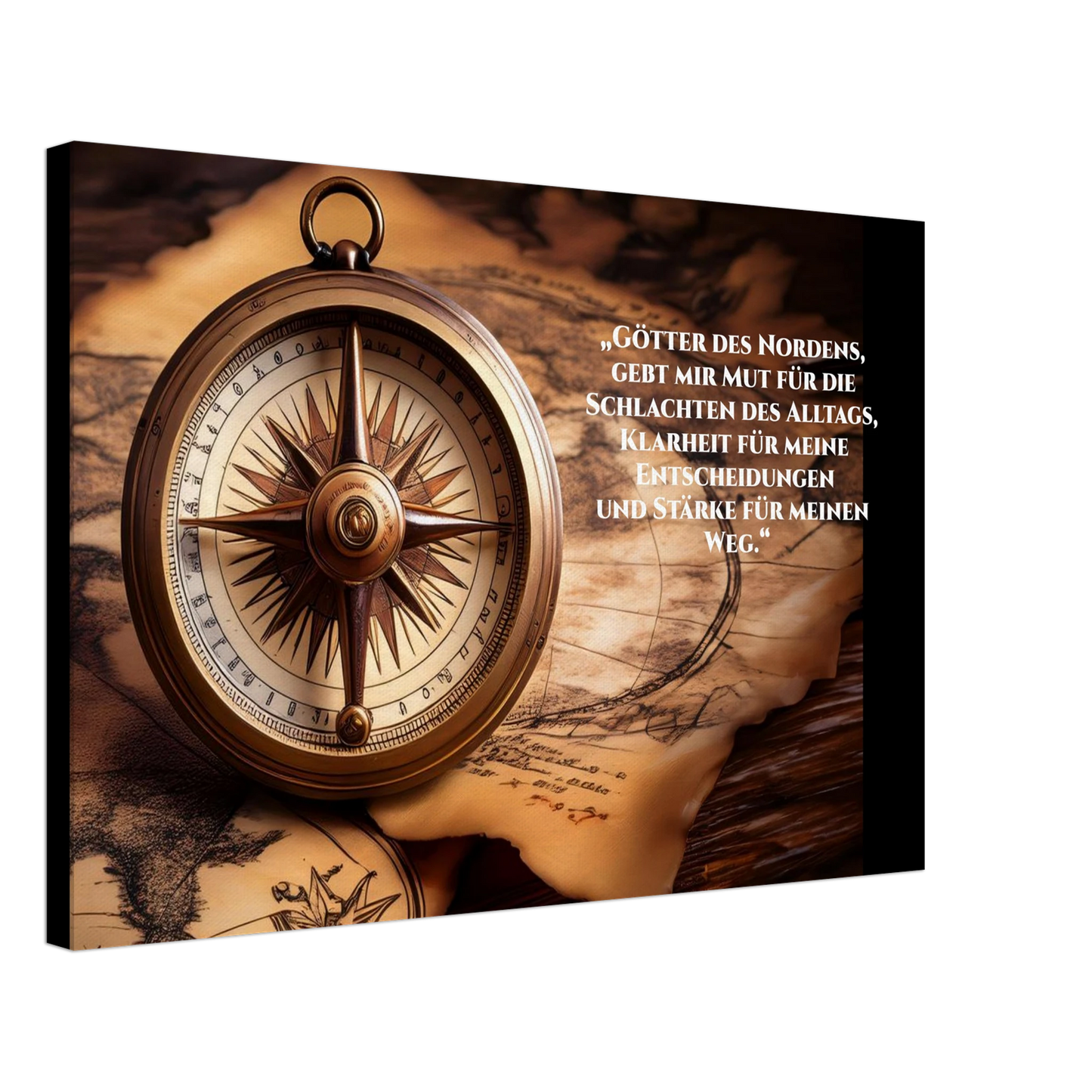 Dekoration mit Charakter. Nordische Kraftgebete auf Leinwand: zeitlos und harmonisch. Schlicht, elegant und wirkungsvoll.