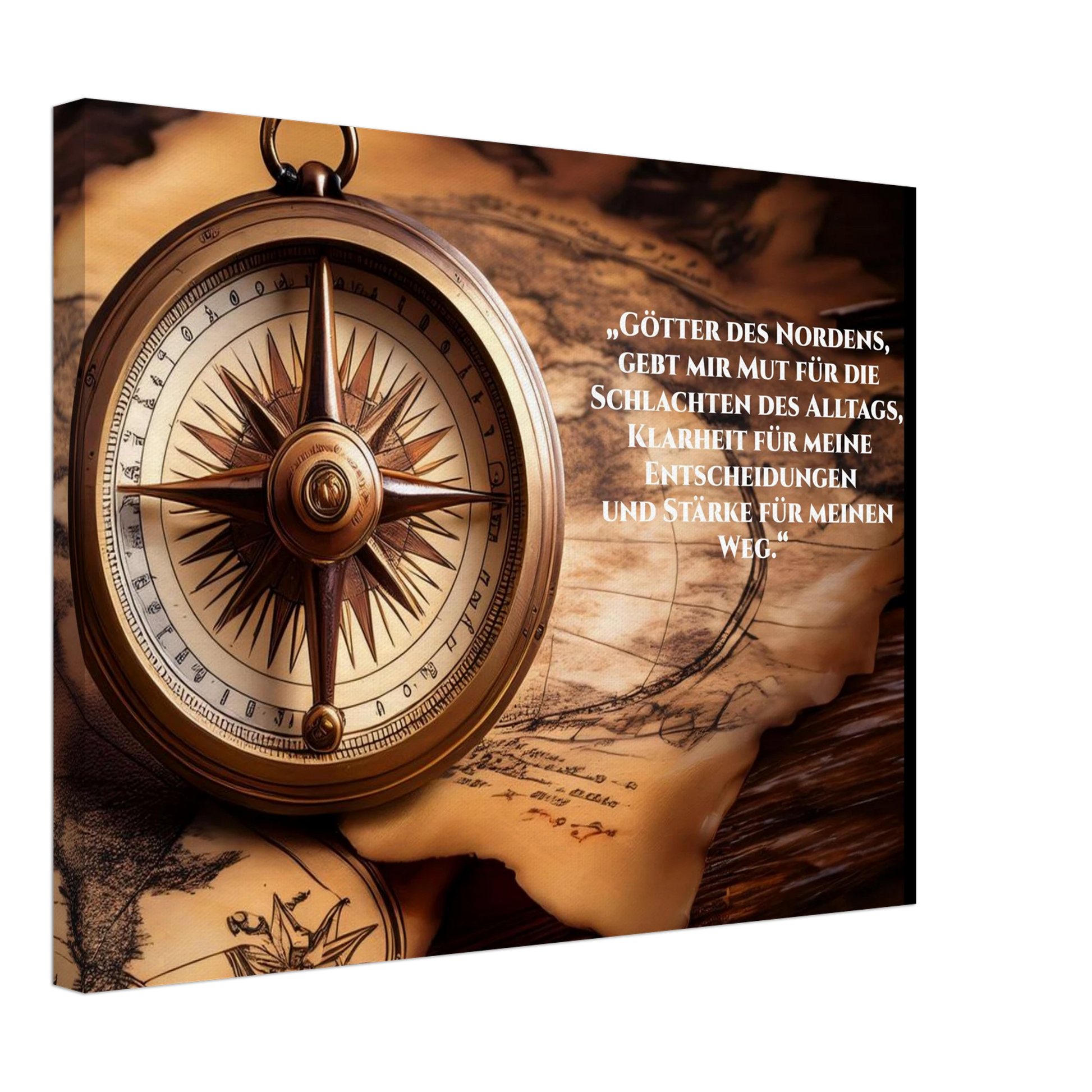 Stimmungsvolle Wandkunst für stilvolle Räume. Nordische Kraftgebete auf Leinwand: zeitlos und harmonisch. Schlicht, elegant und wirkungsvoll.