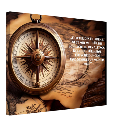 Stimmungsvolle Wandkunst für stilvolle Räume. Nordische Kraftgebete auf Leinwand: zeitlos und harmonisch. Schlicht, elegant und wirkungsvoll.