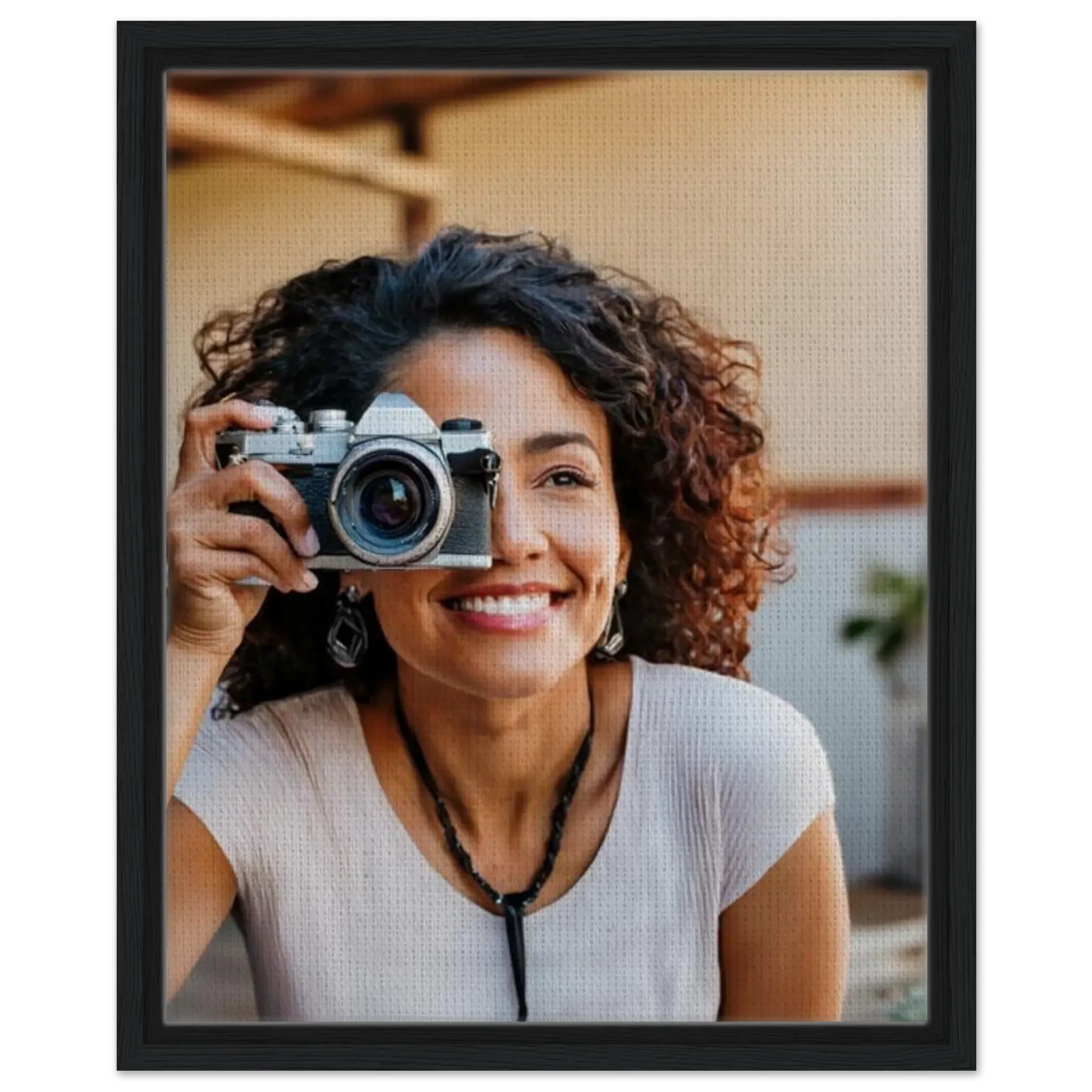 Dekoration mit Charakter. Dein Foto auf Leinwand mit  – personalisierte bedruckte Leinwand: zeitlos und harmonisch. Schlicht, elegant und wirkungsvoll.