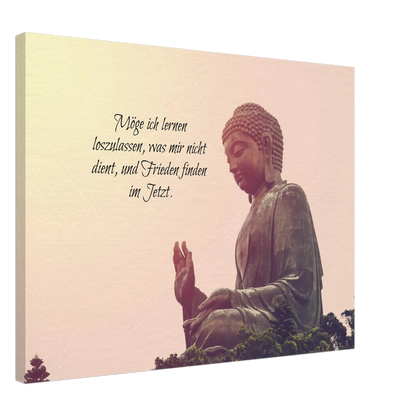 Stimmungsvolle Wandkunst für stilvolle Räume. Tibetan Kraftgebete Canvas Print – Immersive Art Experience: für stilvolle Raumgestaltung. Schlicht, elegant und wirkungsvoll.