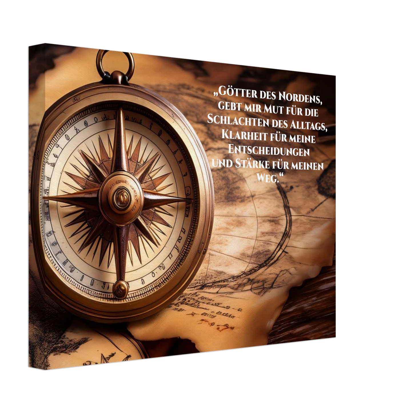 Stimmungsvolle Wandkunst für stilvolle Räume. Nordische Kraftgebete auf Leinwand: zeitlos und harmonisch. Schlicht, elegant und wirkungsvoll.