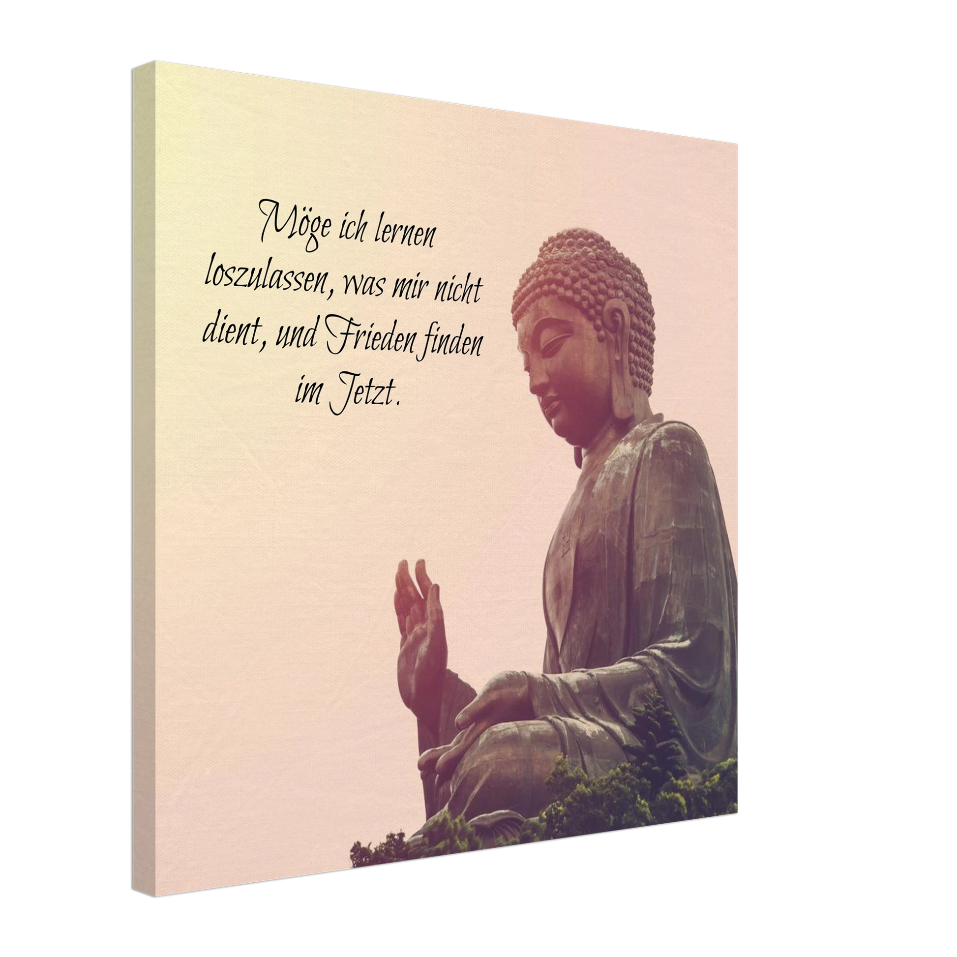 Dekoration mit Charakter. Tibetan Kraftgebete Canvas Print – Immersive Art Experience: zeitlos und harmonisch. Schlicht, elegant und wirkungsvoll.