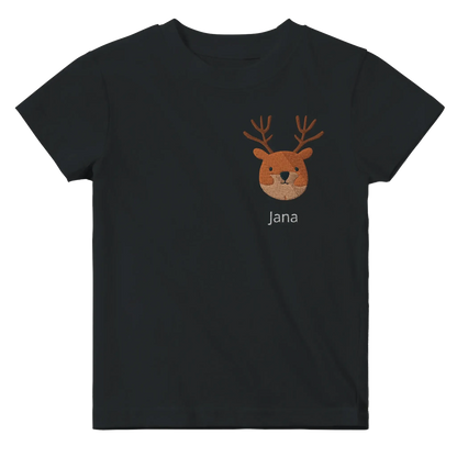 Liebevolle Erinnerung an Kindheitsmomente. Classic Baby Crewneck T-shirt personalisiertes Kindershirt zu Weihnachten🎅: voller Geborgenheit und Fantasie. Zaubert ein Lächeln auf jedes Gesicht.