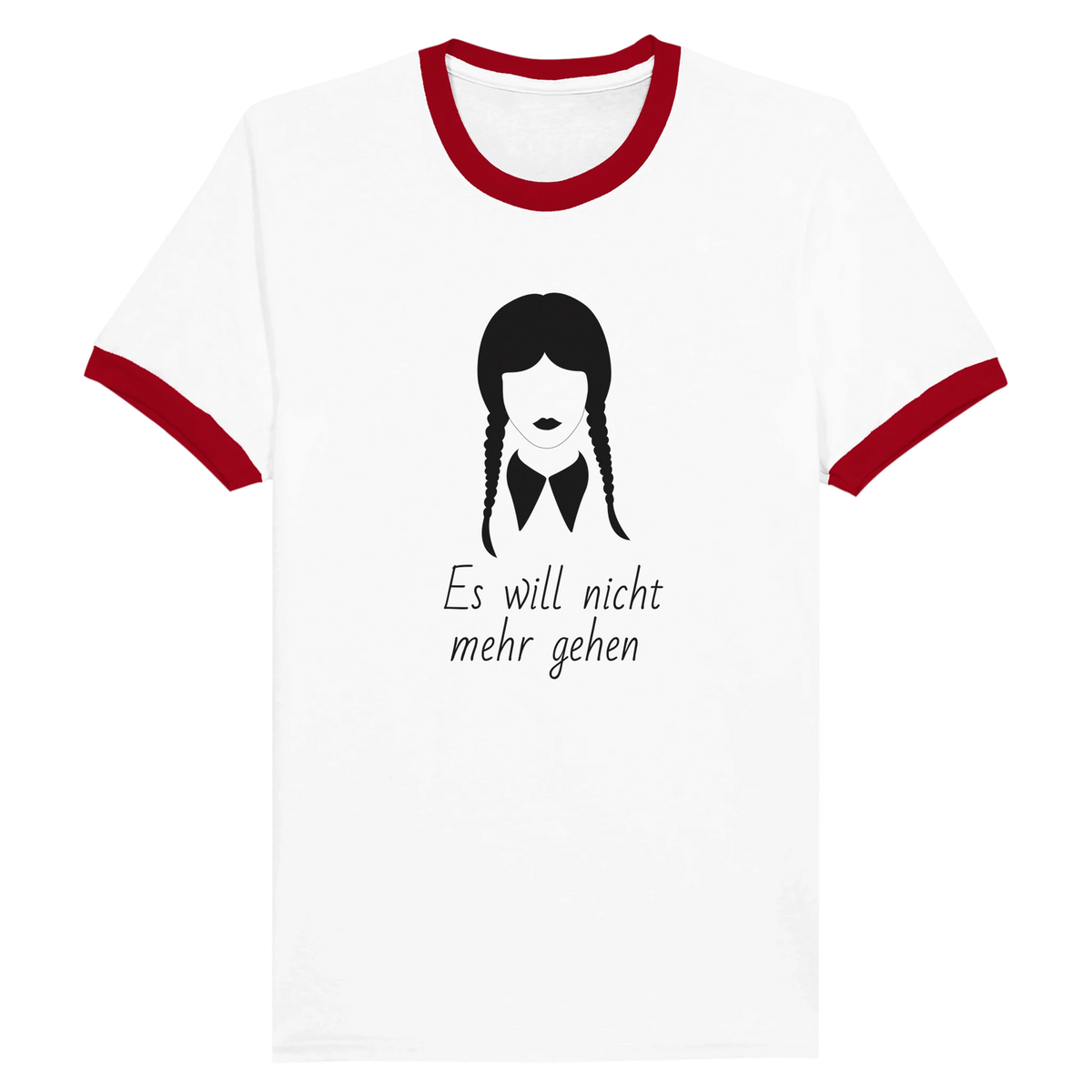 Dekoration mit Charakter. Unisex Cotton Ringer T-Shirt – Stylish Contrast Design: für stilvolle Raumgestaltung. Schlicht, elegant und wirkungsvoll.