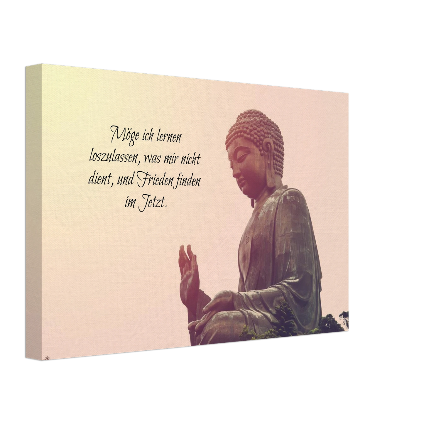 Stimmungsvolle Wandkunst für stilvolle Räume. Tibetan Kraftgebete Canvas Print – Immersive Art Experience: für stilvolle Raumgestaltung. Eine besondere Bereicherung für jeden Raum.