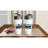Liebevoll gestaltete personalisierte Tasse. Personalisierte Fototasse für Familienbilder – 15 oz Edelstahl Reisebecher: mit eigenem Namen, Spruch oder Foto. Ein besonderer Genuss für Kaffee- oder Teeliebhaber.