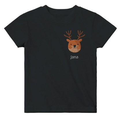 Sanfte Wandkunst fürs Kinderzimmer. Classic Baby Crewneck T-shirt personalisiertes Kindershirt zu Weihnachten🎅: freundlich und verspielt gestaltet. Ein Highlight für das Kinderzimmer.