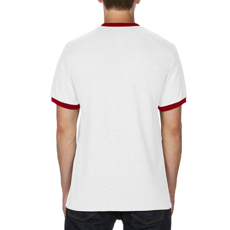 Stimmungsvolle Wandkunst für stilvolle Räume. Unisex Cotton Ringer T-Shirt – Stylish Contrast Design: für stilvolle Raumgestaltung. Eine besondere Bereicherung für jeden Raum.