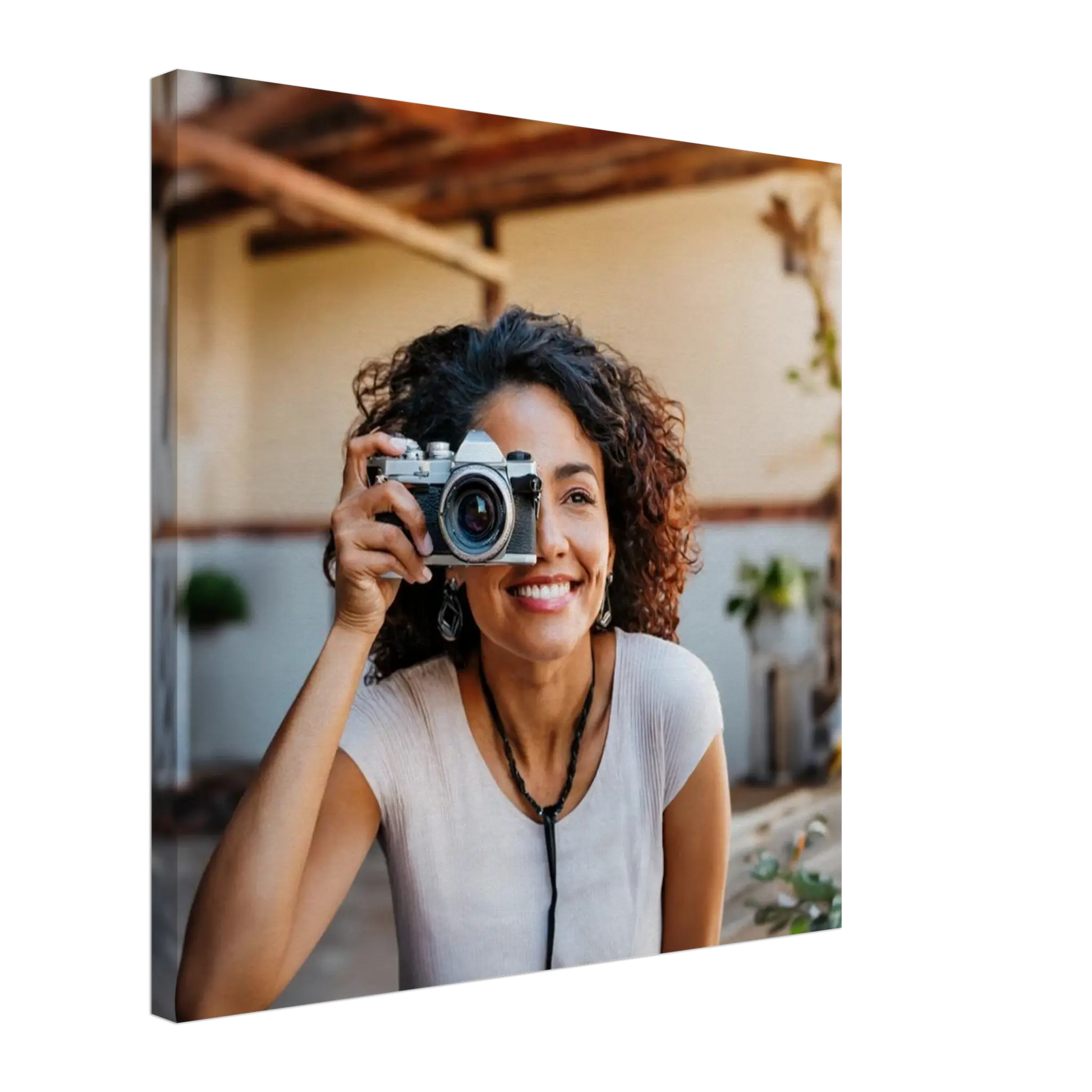 Individuelle Familienportraits auf Leinwand mit Foto 30 % auf Leinwände Black Friday - Zoey Kunstdrucke