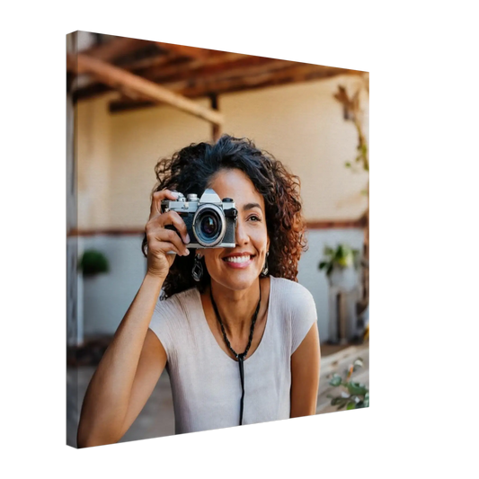 Individuelle Familienportraits auf Leinwand mit Foto 30 % auf Leinwände Black Friday - Zoey Kunstdrucke