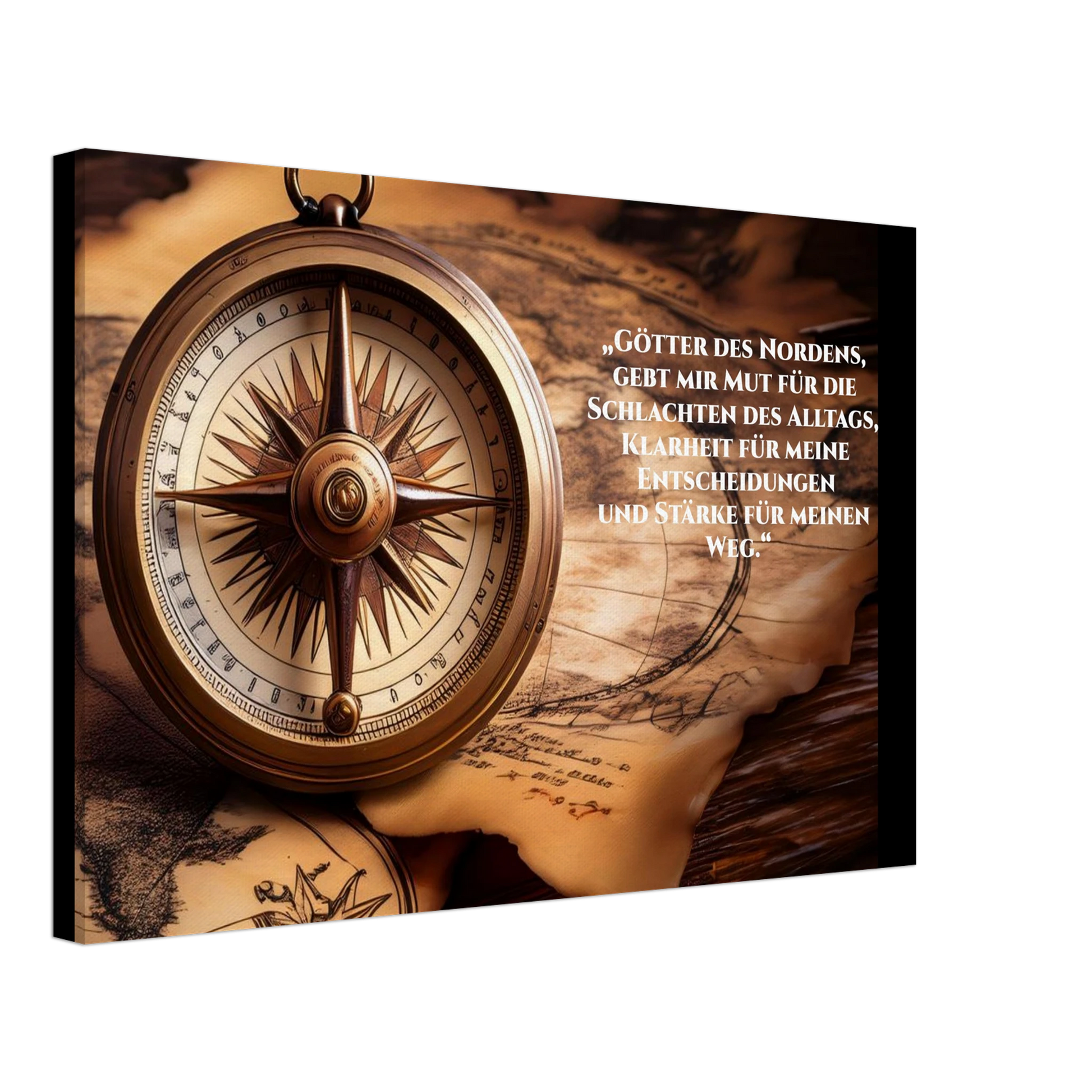 Dekoration mit Charakter. Nordische Kraftgebete auf Leinwand: für stilvolle Raumgestaltung. Schlicht, elegant und wirkungsvoll.