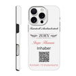 Dekoration mit Charakter. Hartschalen Phone Case für iPhone – QR-Code Visitenkarte - Werbeartikel: zeitlos und harmonisch. Eine besondere Bereicherung für jeden Raum.