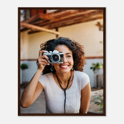 Dekoration mit Charakter. Personalisierbares Holzrahmen- – Elegantes individuelles Foto Kunstwerk: passt in jedes Ambiente. Schlicht, elegant und wirkungsvoll.
