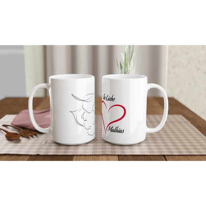 Personalisierte Keramiktasse (450 ml) – Perfektes Geschenk zum Muttertag💕 - Zoey Kunstdrucke
