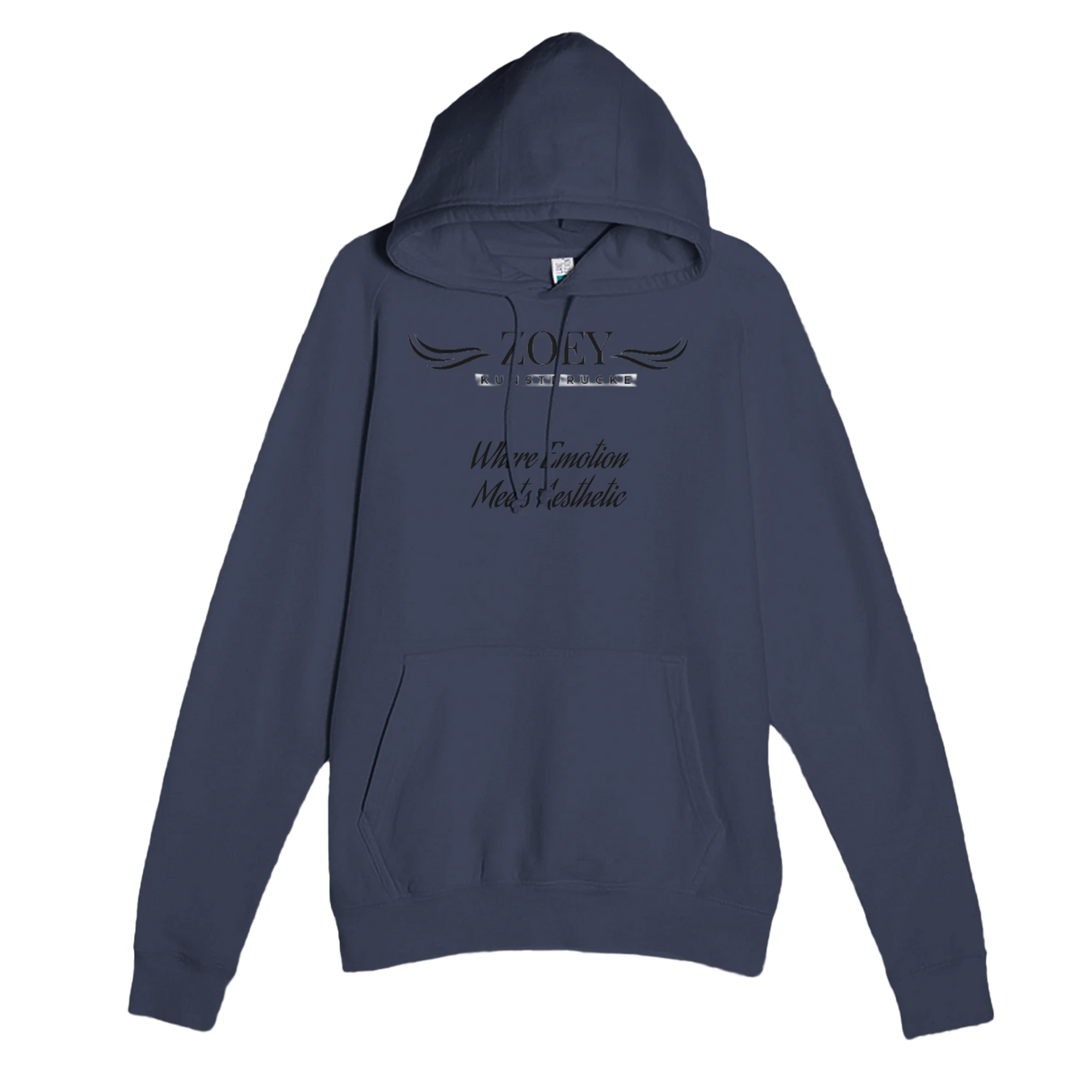 Stimmungsvolle Wandkunst für stilvolle Räume. Premium Unisex Personalisierbarer Mid-Weight Hoodie | Laneseven LS13001: zeitlos und harmonisch. Schlicht, elegant und wirkungsvoll.