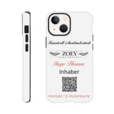 Stimmungsvolle Wandkunst für stilvolle Räume. Hartschalen Phone Case für iPhone – QR-Code Visitenkarte - Werbeartikel: zeitlos und harmonisch. Eine besondere Bereicherung für jeden Raum.