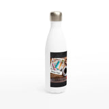 Stimmungsvolle Wandkunst für stilvolle Räume. White 17oz Stainless Steel Water Bottle: für stilvolle Raumgestaltung. Schlicht, elegant und wirkungsvoll.