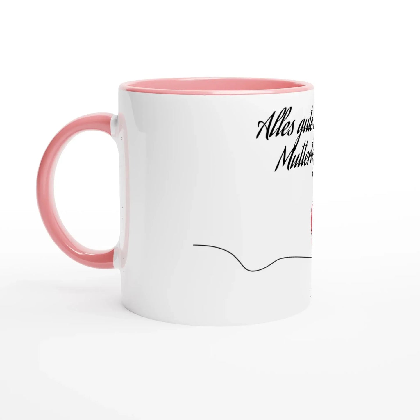 Hochwertige Keramiktasse für jeden Anlass. Weiße Keramiktasse 11oz mit Farbe an der Innenseite: mit eigenem Namen, Spruch oder Foto. Perfekt als Geschenk für jeden Anlass.