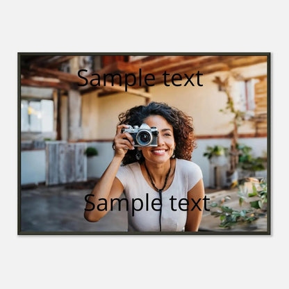 Dekoration mit Charakter. Classic Semi-Glossy Paper Metal Framed  dein Foto: zeitlos und harmonisch. Schlicht, elegant und wirkungsvoll.