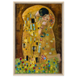 Dekoration mit Charakter. Gustav Klimt Der Kuss - Gerahmte Leinwand 70x100 cm: zeitlos und harmonisch. Eine besondere Bereicherung für jeden Raum.