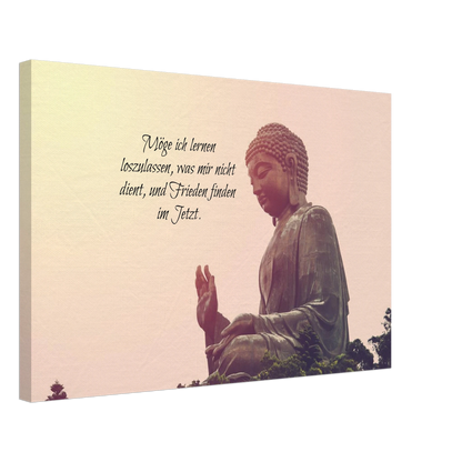 Stimmungsvolle Wandkunst für stilvolle Räume. Tibetan Kraftgebete Canvas Print – Immersive Art Experience: zeitlos und harmonisch. Eine besondere Bereicherung für jeden Raum.