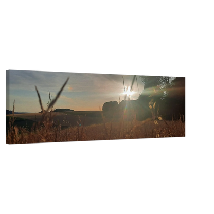 Zeitloses design, hochwertige verarbeitung für lange freude, stimmungsvolle wandkunst, westerwald landschaftsbild leinwand: kunstdruck die andere perspektive, zeitlos und elegant, ein echtes Highlight, für besondere Anlässe.