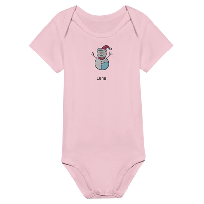 Sanfte Wandkunst fürs Kinderzimmer. Classic Baby Short Sleeve Bodysuit personalisiertes Geschenk zu Weihachten 🎅: freundlich und verspielt gestaltet. Ein Highlight für das Kinderzimmer.