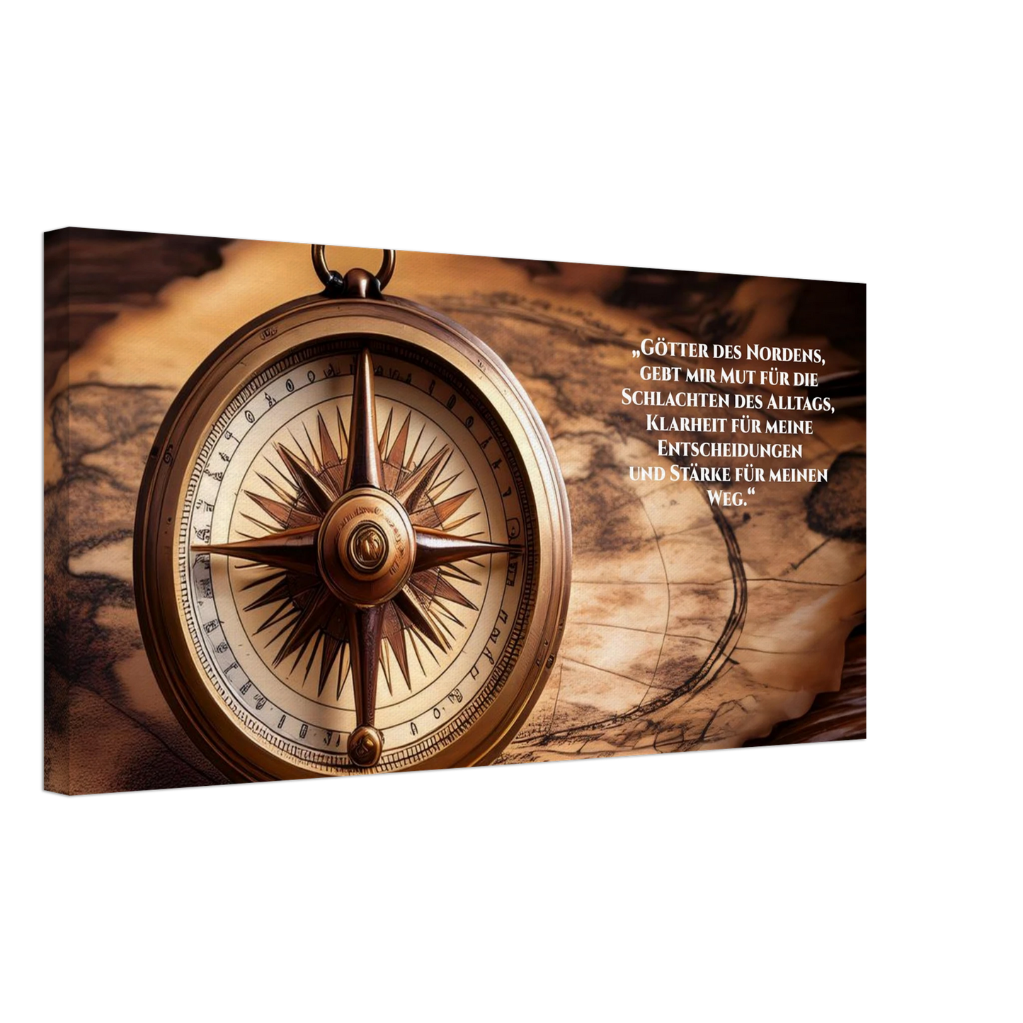 Stimmungsvolle Wandkunst für stilvolle Räume. Nordische Kraftgebete auf Leinwand: zeitlos und harmonisch. Schlicht, elegant und wirkungsvoll.