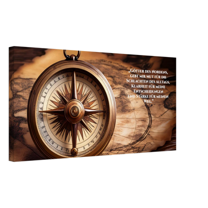 Stimmungsvolle Wandkunst für stilvolle Räume. Nordische Kraftgebete auf Leinwand: zeitlos und harmonisch. Schlicht, elegant und wirkungsvoll.