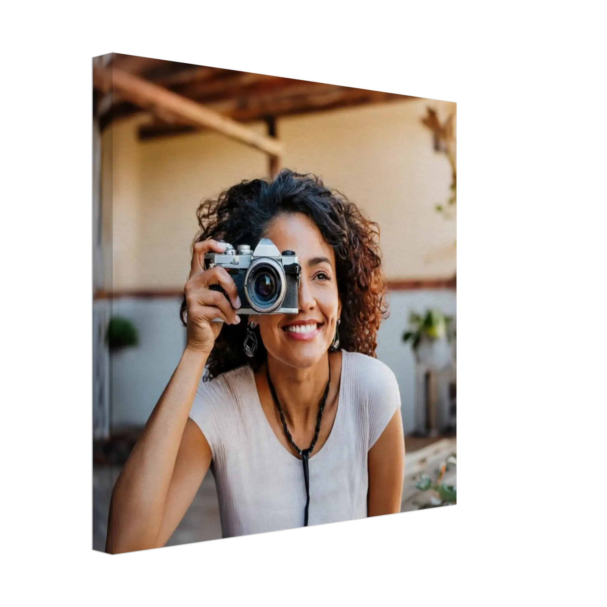 Individuelle Familienportraits auf Leinwand mit Foto 30 % auf Leinwände Black Friday - Zoey Kunstdrucke