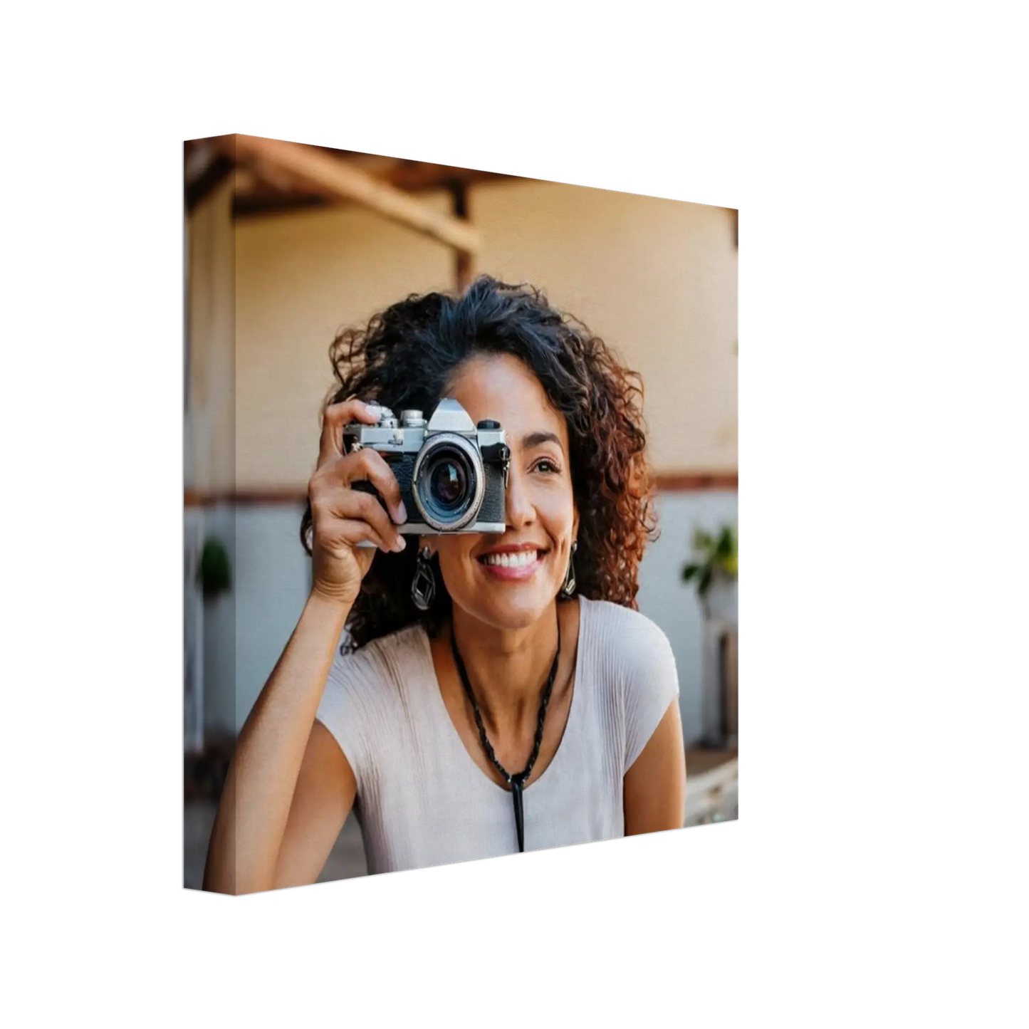 Individuelle Familienportraits auf Leinwand mit Foto 30 % auf Leinwände Black Friday - Zoey Kunstdrucke
