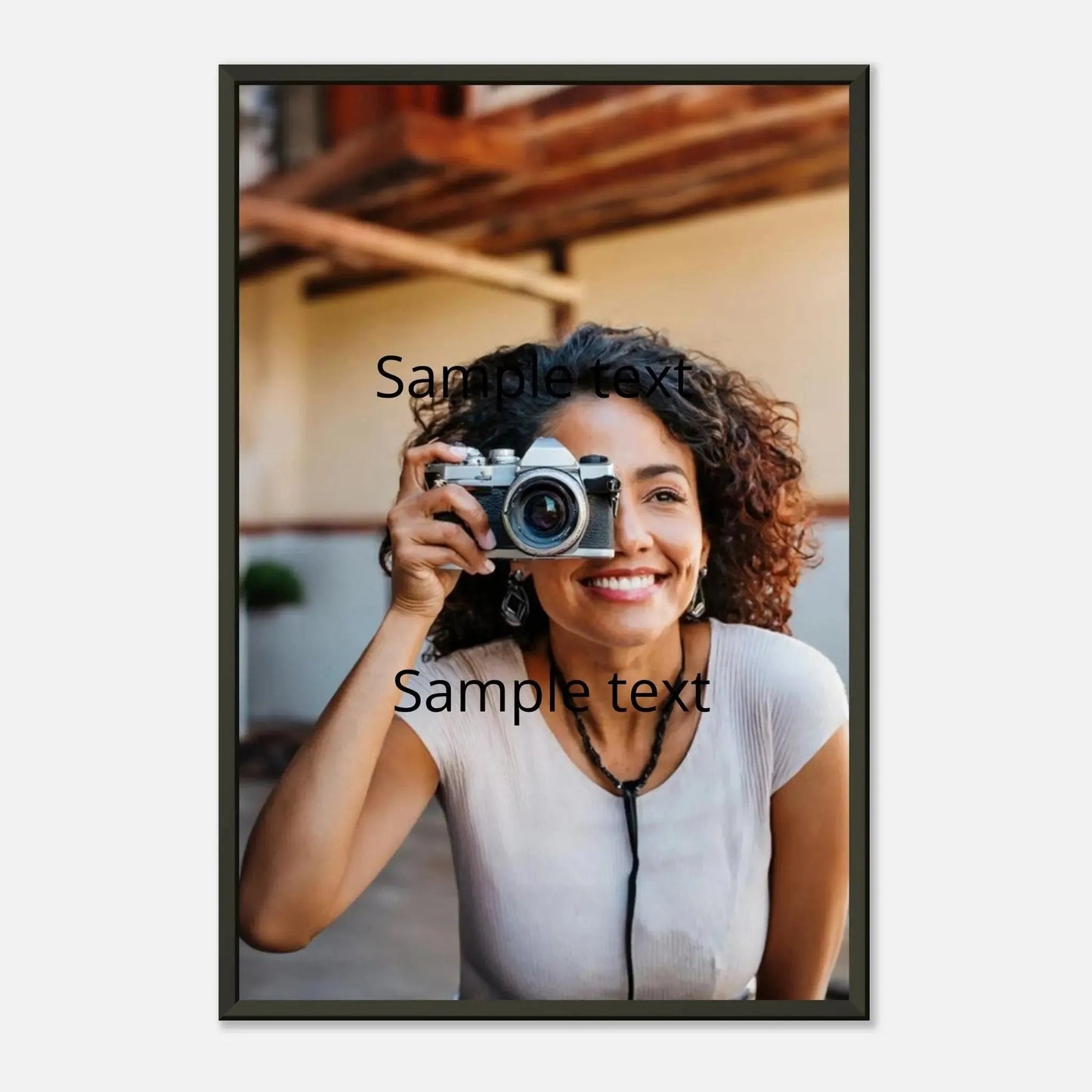 Stimmungsvolle Wandkunst für stilvolle Räume. Classic Semi-Glossy Paper Metal Framed  dein Foto: für stilvolle Raumgestaltung. Schlicht, elegant und wirkungsvoll.